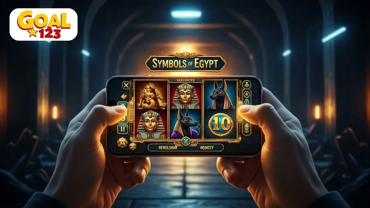 Trải nghiệm giải mã Lăng mộ Pharaoh ngay trên tay bạn với slot game Symbols of Egypt.